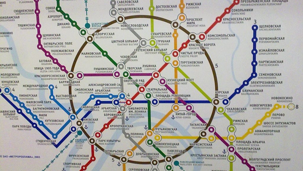 moscou metro map